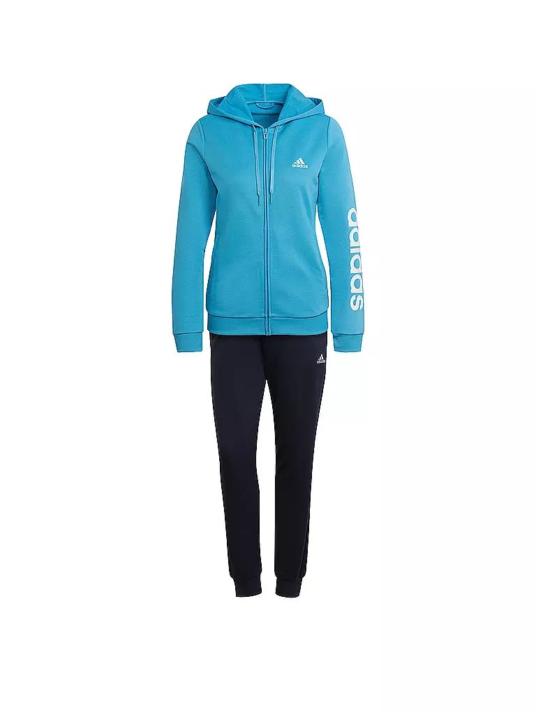 ADIDAS Damen Trainingsanzug blau